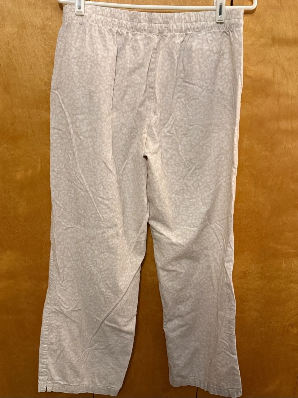 LOVE by Gap Light Beige Drawstring Pajamas women size small